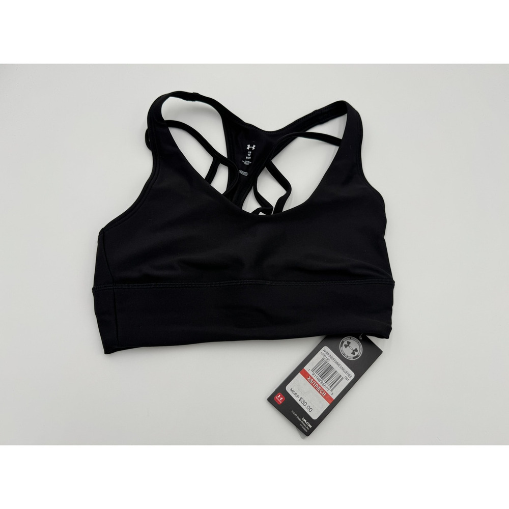NWT Under Armour Women's Low Mesh Longline Sports Bra X-SMALL